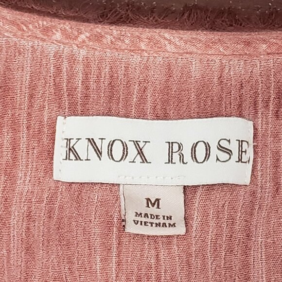 Knox Rose Womens Rusty Rose Sleeveless Dress with Embellished Bodice Medium - Picture 5 of 8